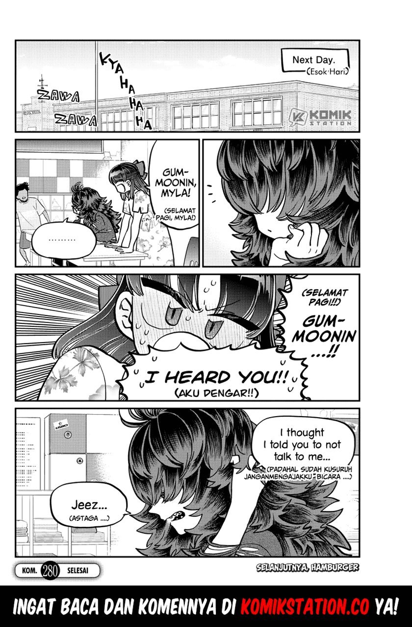 Komi-san wa Komyushou Desu. Chap 280 - Next Chap 281