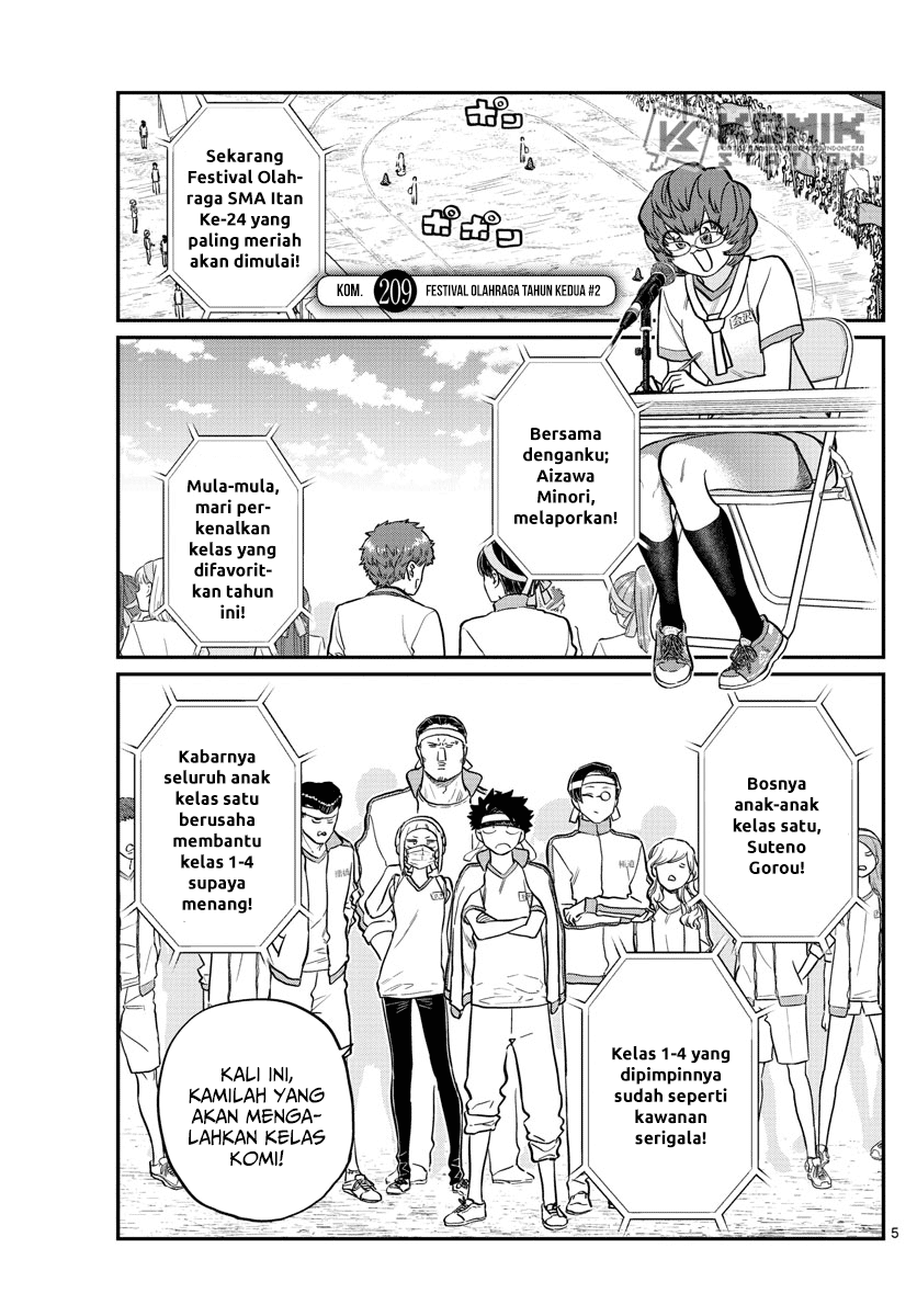 Komi-san wa Komyushou Desu. Chap 209 - Next Chap 210
