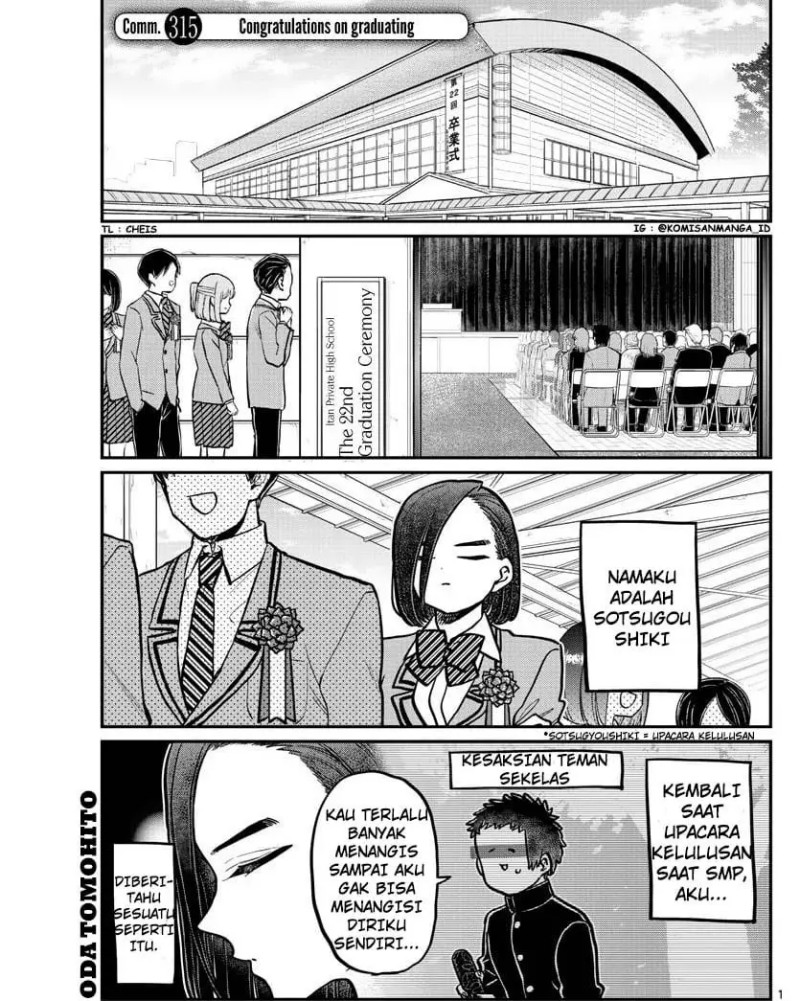 Komi-san wa Komyushou Desu. Chap 315 - Next Chap 316