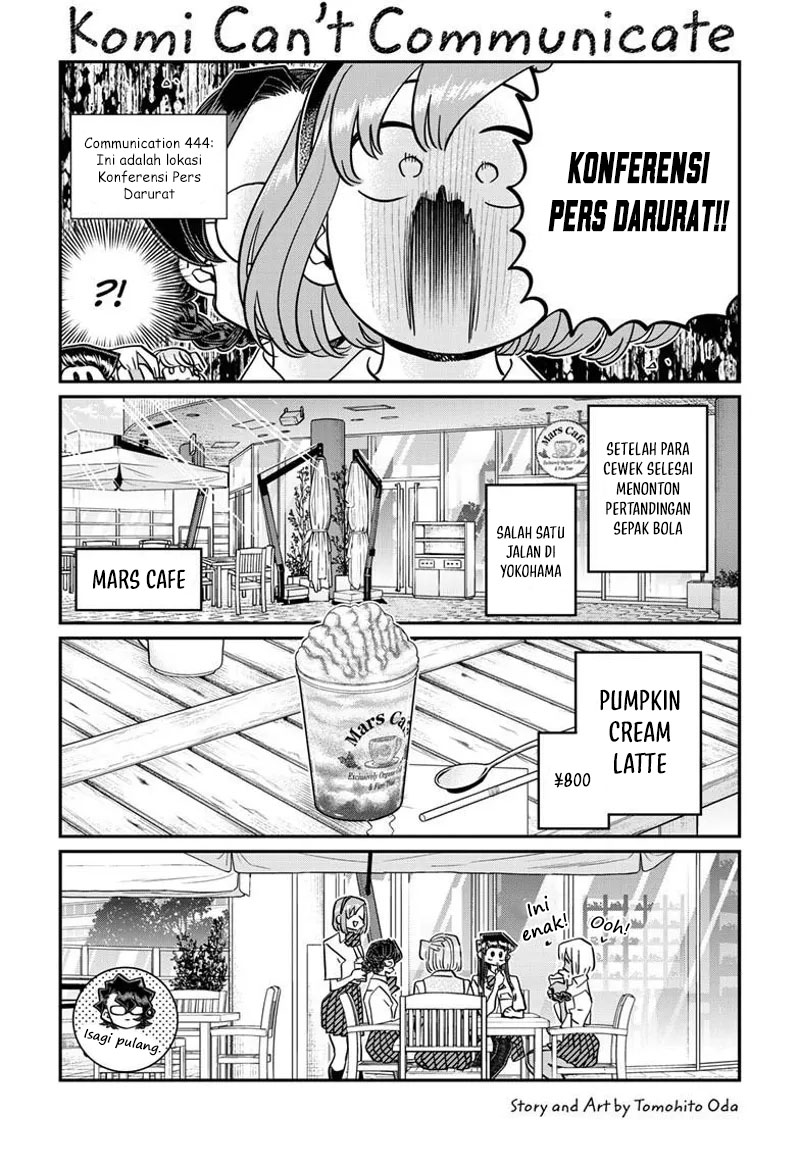 Komi-san wa Komyushou Desu. Chap 444 - Next Chap 445
