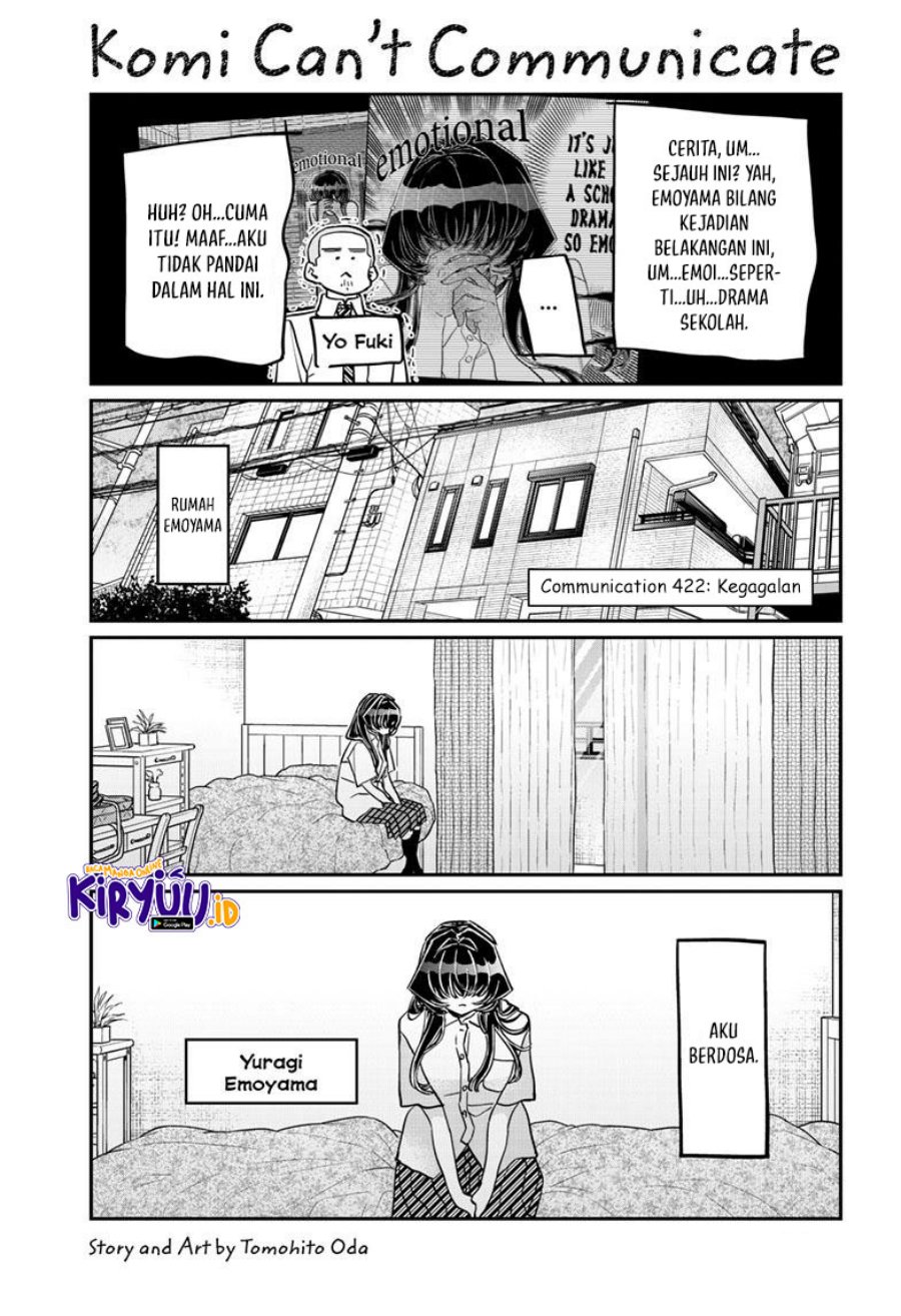 Komi-san wa Komyushou Desu. Chap 422 - Next Chap 423