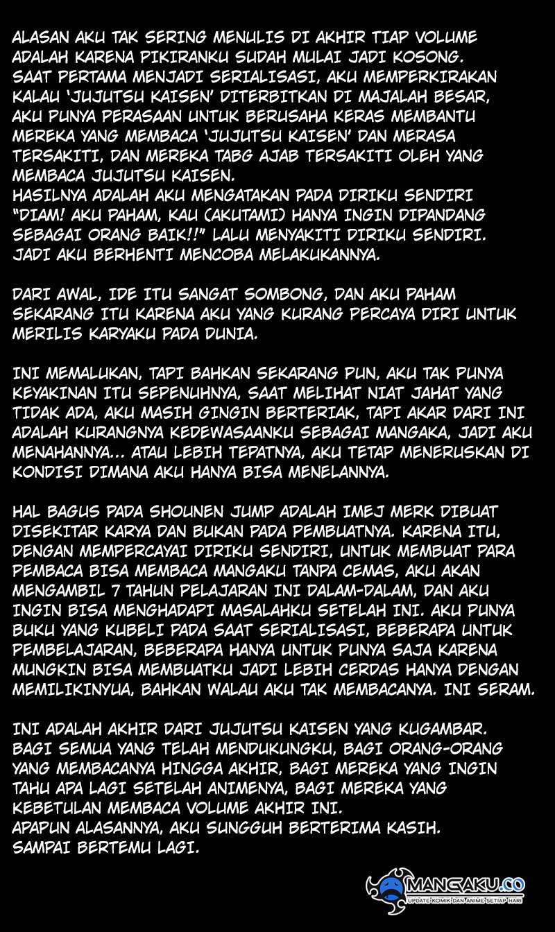 Jujutsu Kaisen Chap 271.5 - Next Chap 272.5