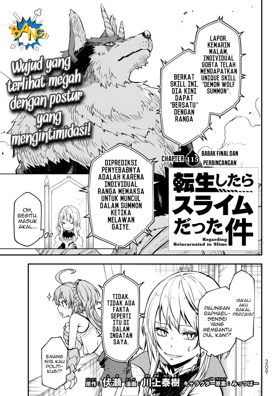 Tensei Shitara Slime Datta Ken Chap 115 - Next Chap 116