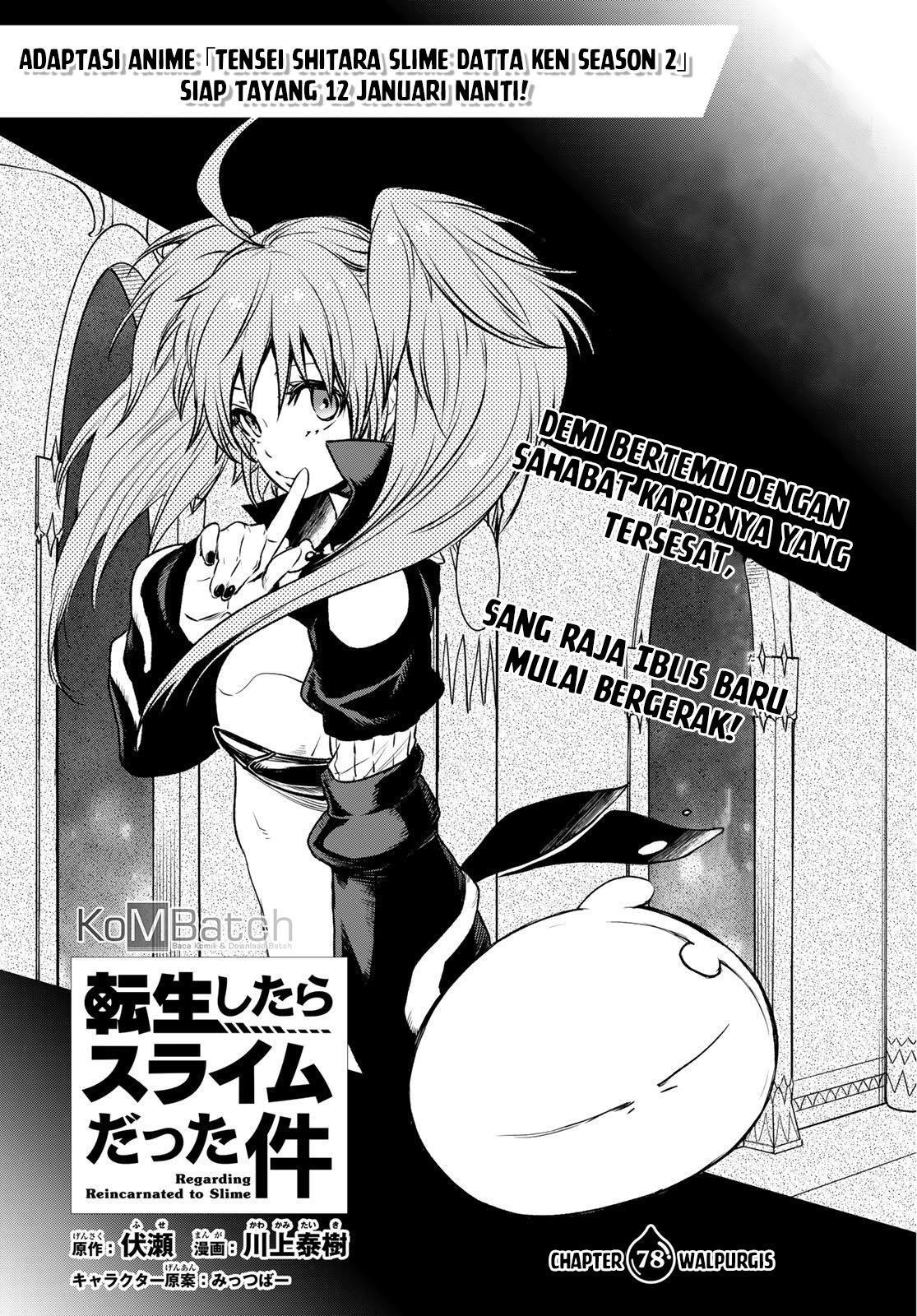 Tensei Shitara Slime Datta Ken Chap 78 - Next Chap 79
