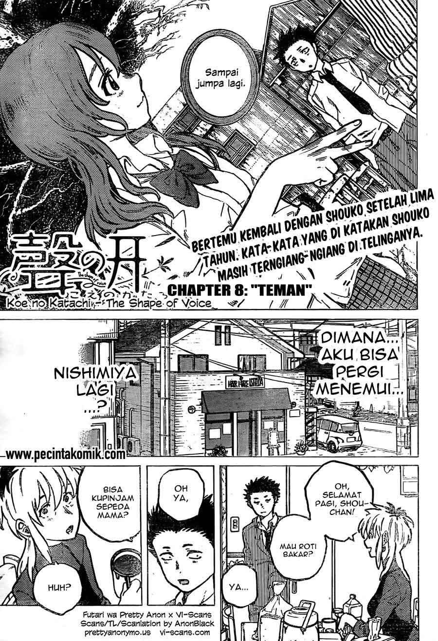 Koe no Katachi Chap 8 - Next Chap 9