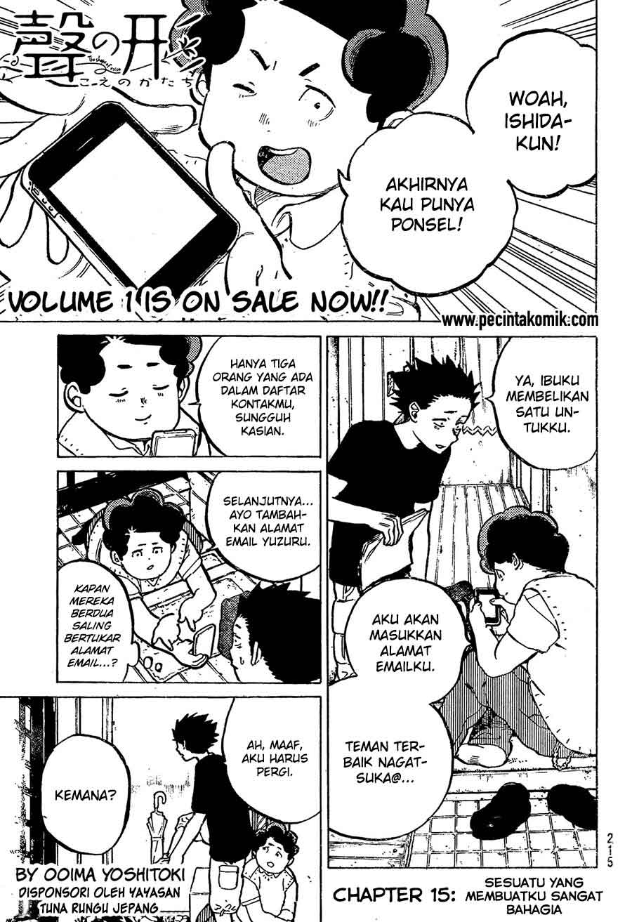 Koe no Katachi Chap 15 - Next Chap 16