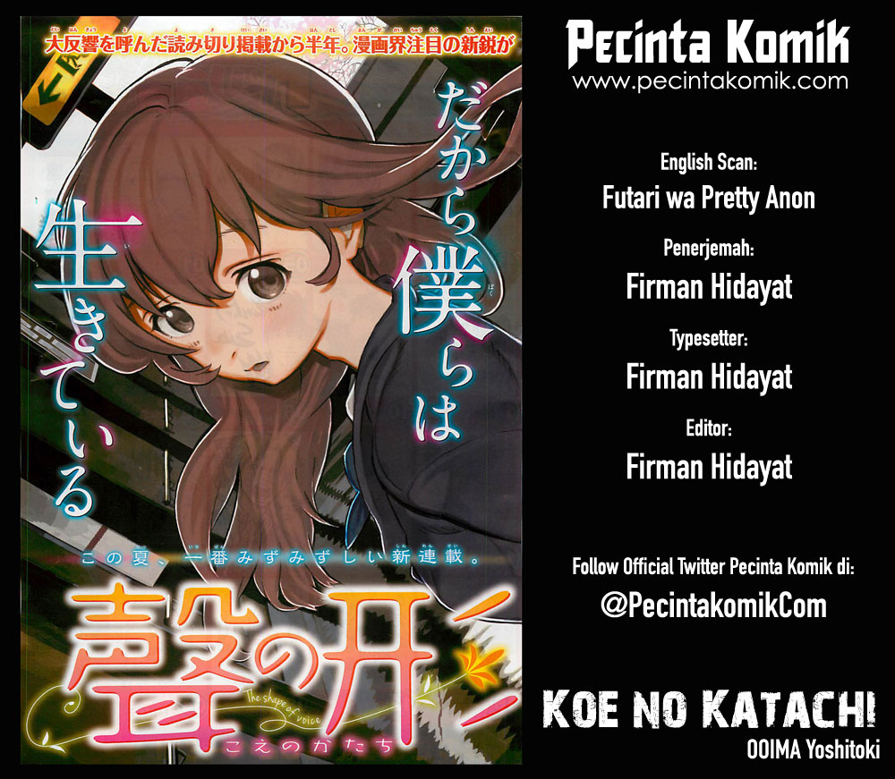 Koe no Katachi Chap 11 - Next Chap 12