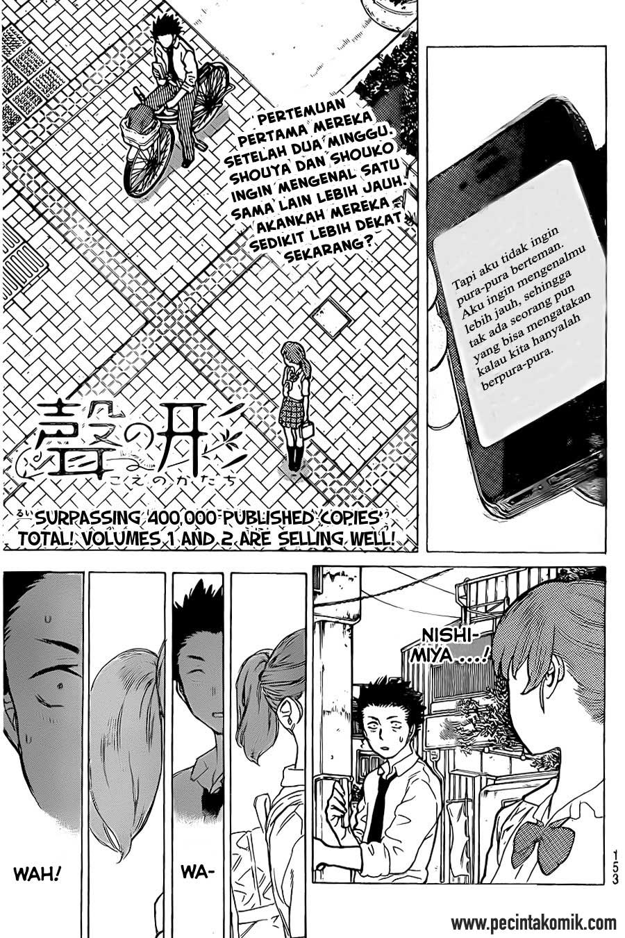 Koe no Katachi Chap 23 - Next Chap 24