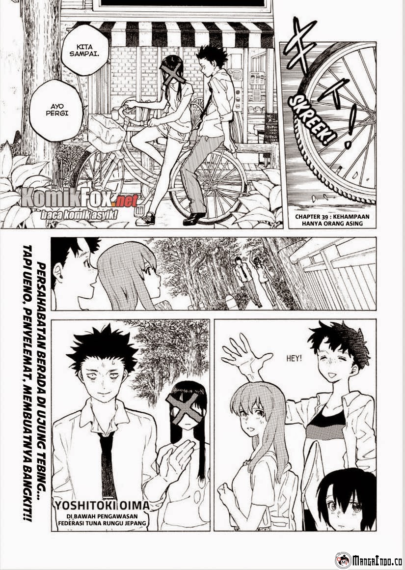 Koe no Katachi Chap 39 - Next Chap 40