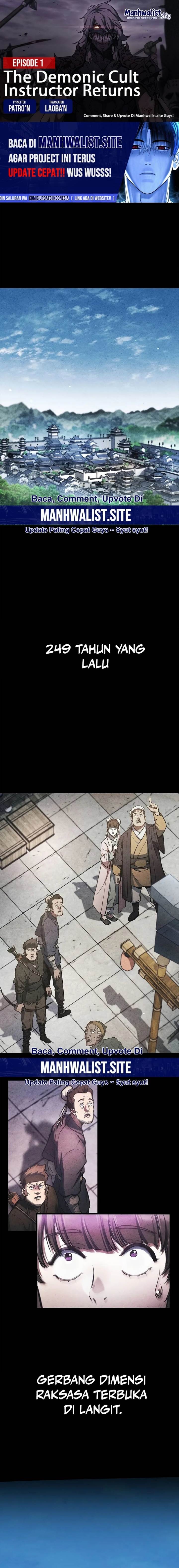 The Demonic Cult Instructor Returns Chap 1 - Next Chap 2
