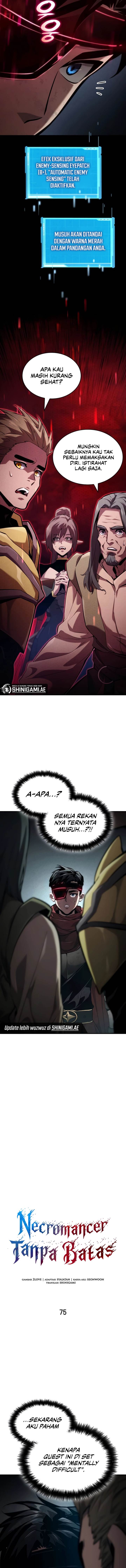 Boundless Necromancer Chap 75 - Next Chap 76