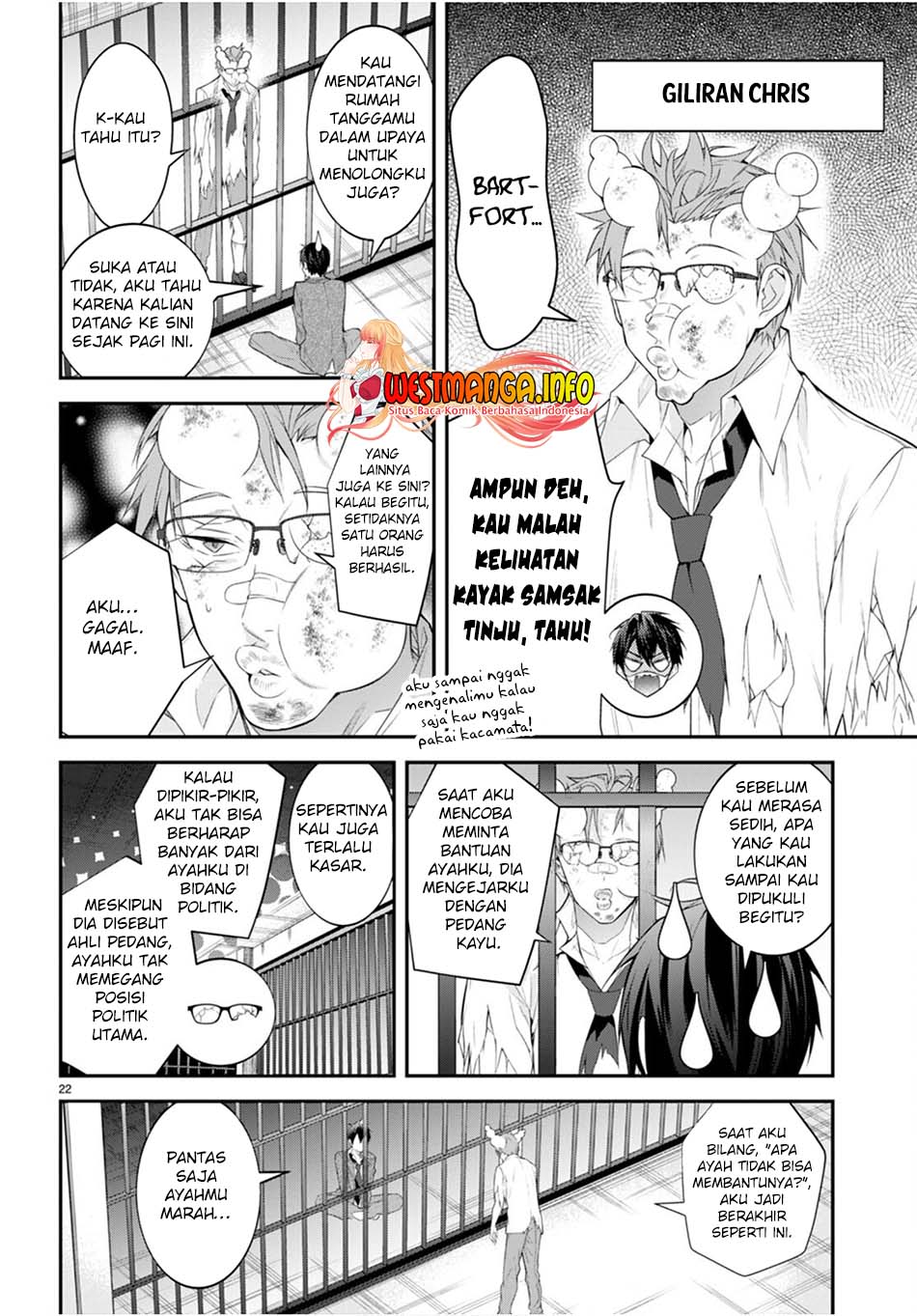 Otome Game Sekai wa Mob ni Kibishii Sekai Desu Chap 48 - Next Chap 49