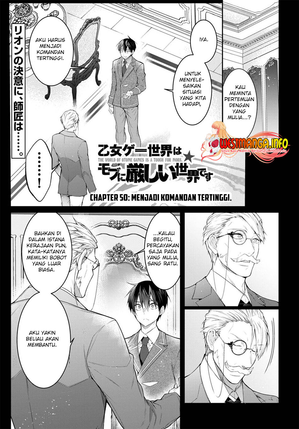 Otome Game Sekai wa Mob ni Kibishii Sekai Desu Chap 50 - Next Chap 51
