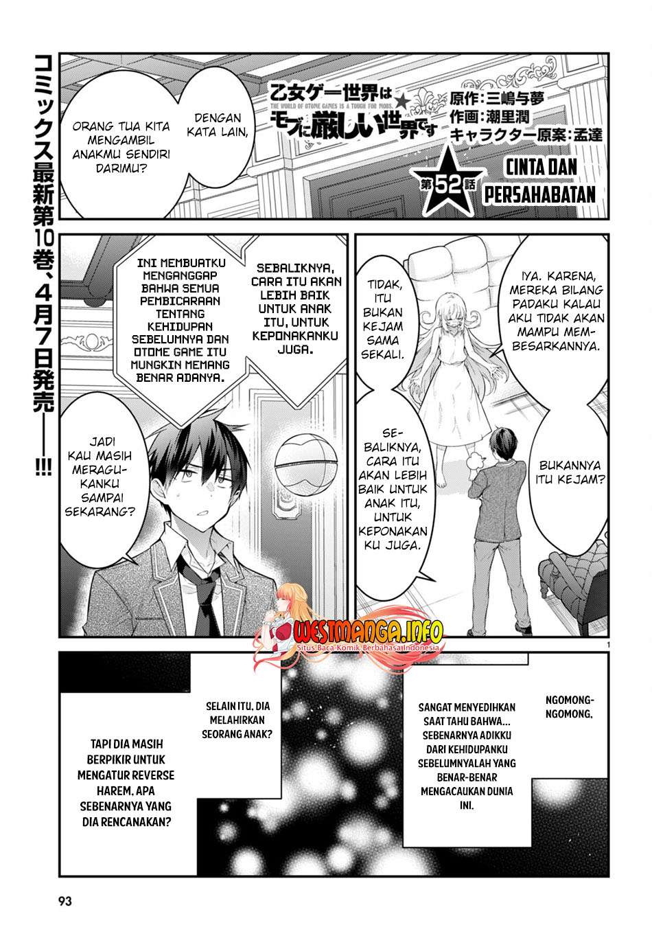 Otome Game Sekai wa Mob ni Kibishii Sekai Desu Chap 52 - Next Chap 53