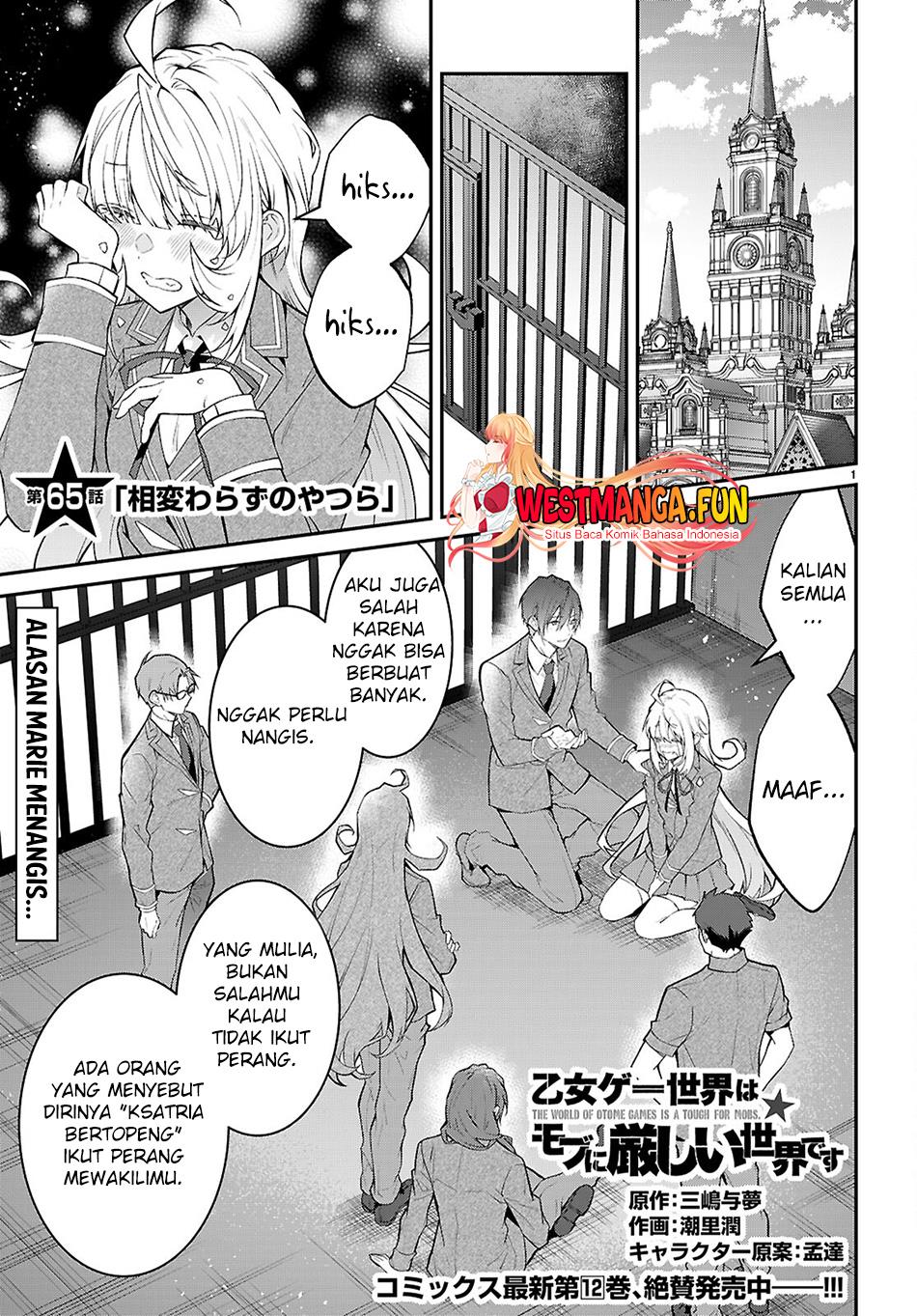 Otome Game Sekai wa Mob ni Kibishii Sekai Desu Chap 65 - Next Chap 66