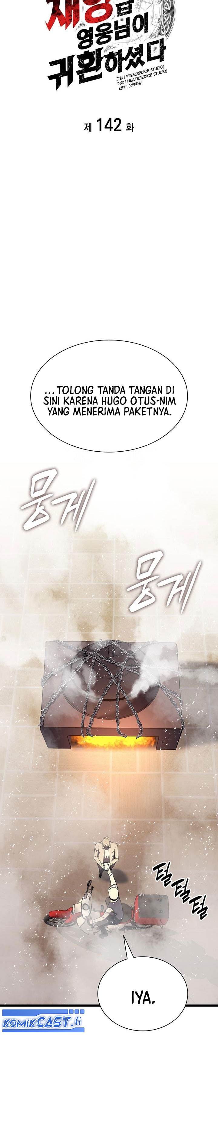 A Disaster-Class Hero Has Returned Chap 142 - Next Chap 143