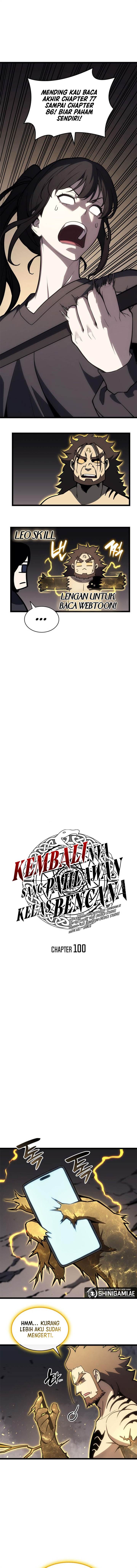A Disaster-Class Hero Has Returned Chap 100 - Next Chap 101
