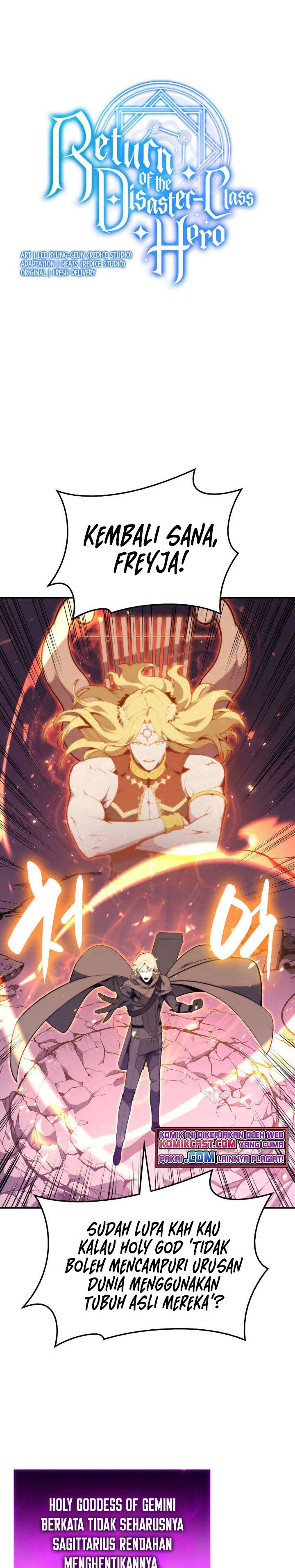 A Disaster-Class Hero Has Returned Chap 34 - Next Chap 35