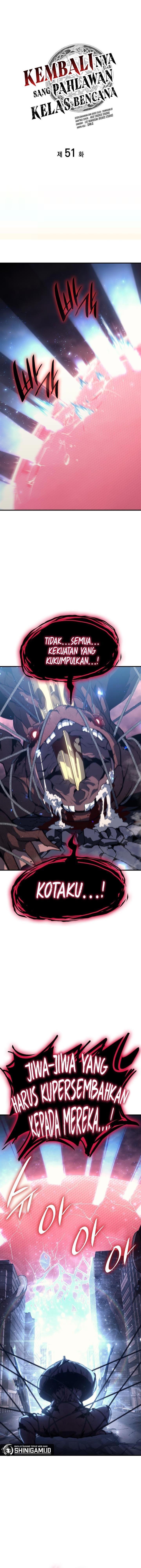 A Disaster-Class Hero Has Returned Chap 51 - Next Chap 52