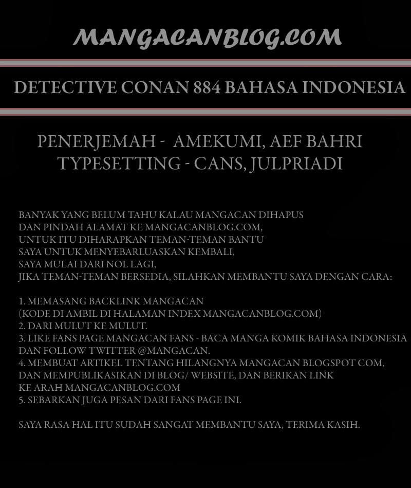 Detective Conan Chap 884 - Next Chap 885
