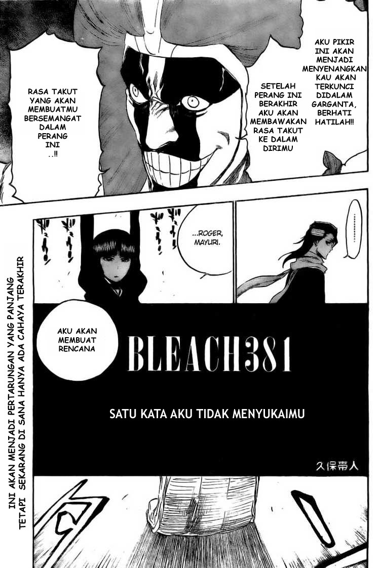 Bleach Chap 381 - Next Chap 382
