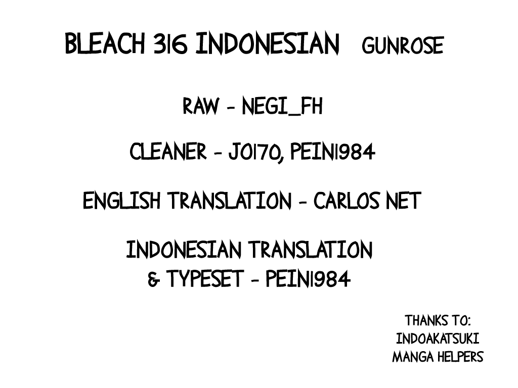 Bleach Chap 316 - Next Chap 317