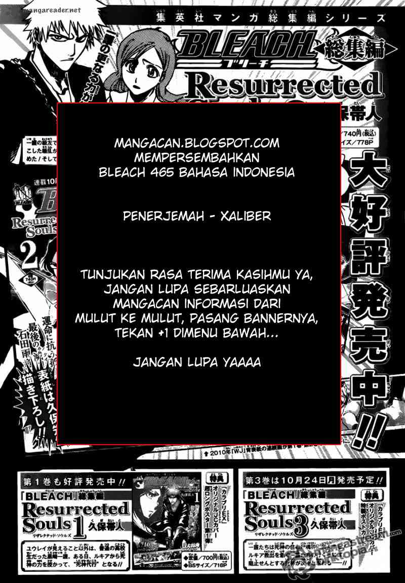Bleach Chap 465 - Next Chap 466