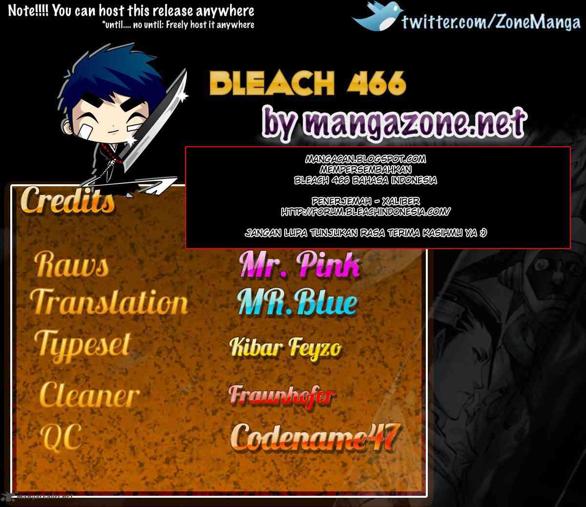 Bleach Chap 466 - Next Chap 467