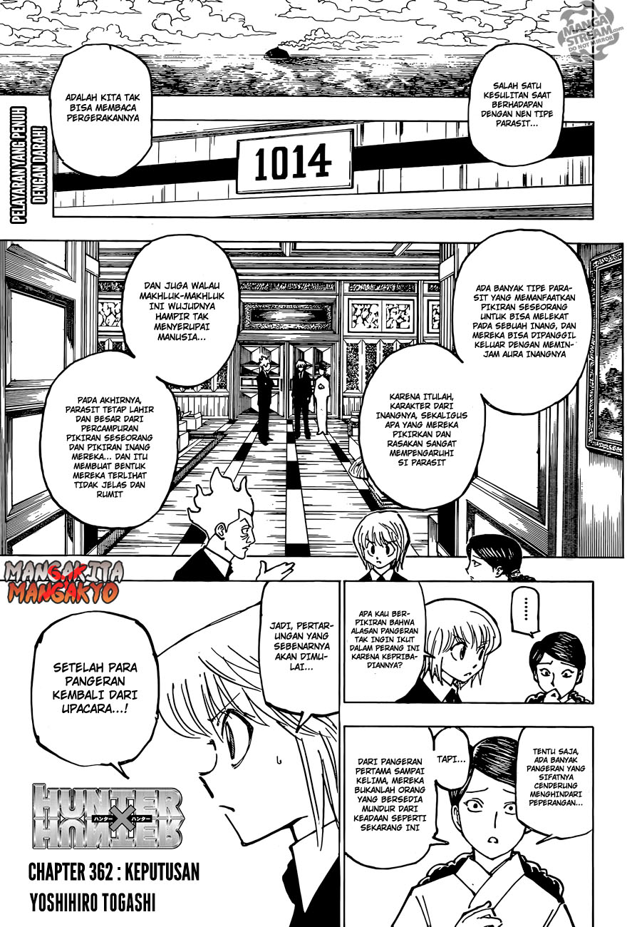 Hunter x Hunter Chap 362 - Next Chap 363