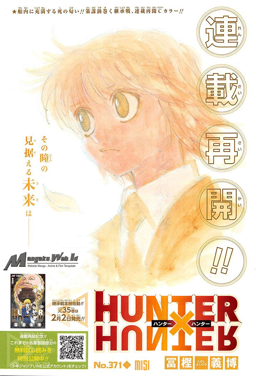 Hunter x Hunter Chap 371 - Next Chap 372