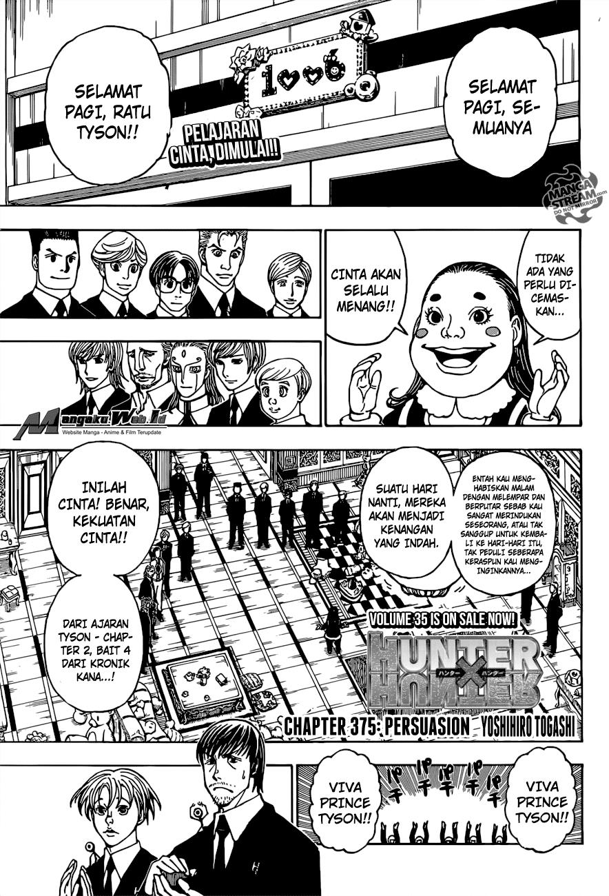 Hunter x Hunter Chap 375 - Next Chap 376
