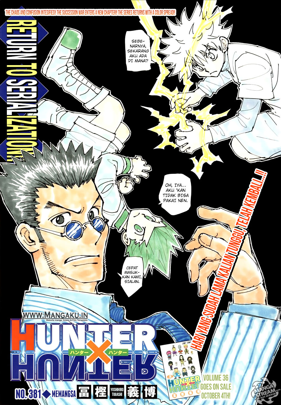 Hunter x Hunter Chap 381 - Next Chap 382