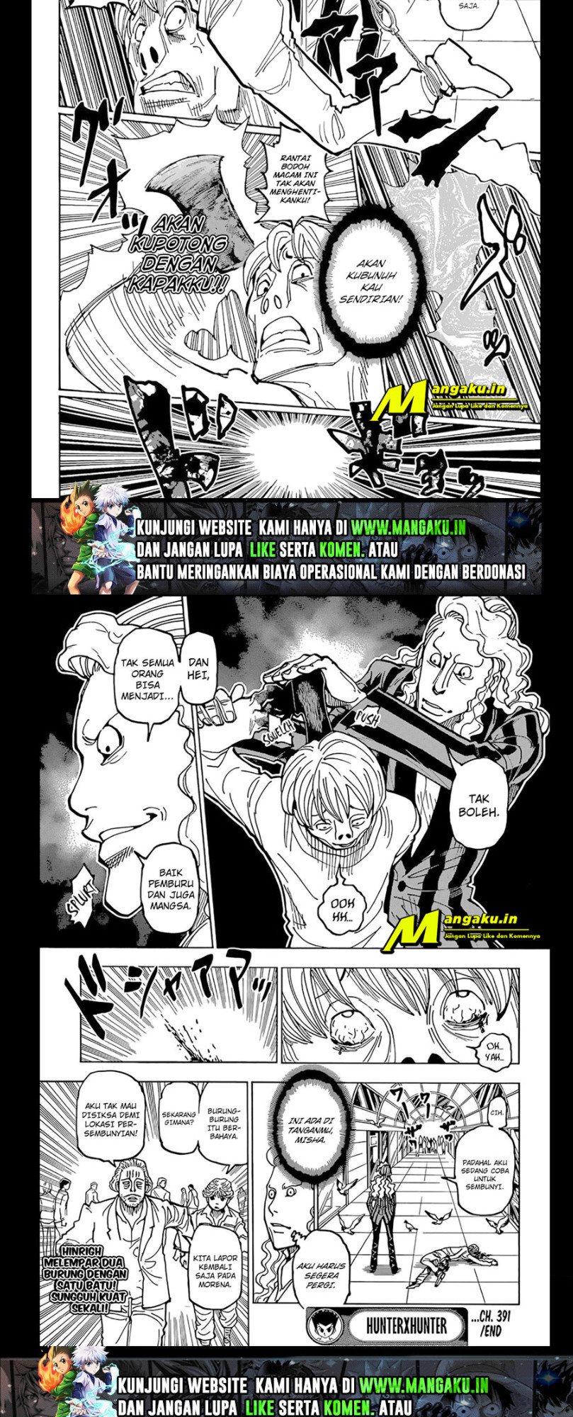 Hunter x Hunter Chap 391 - Next Chap 392