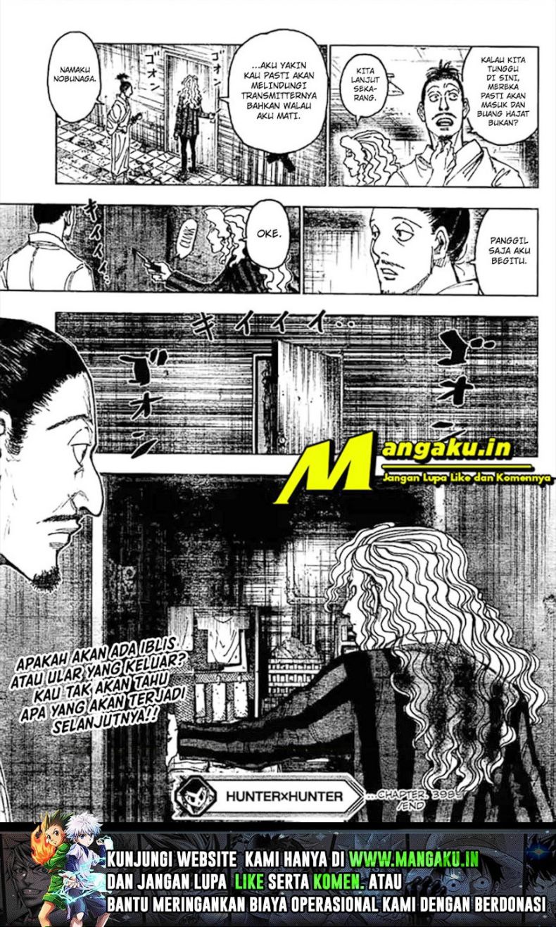 Hunter x Hunter Chap 398 - Next Chap 399
