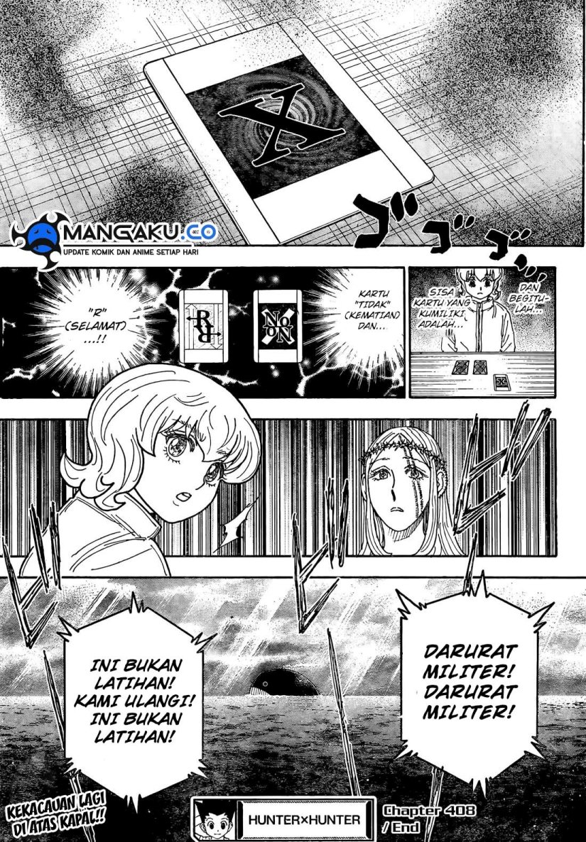 Hunter x Hunter Chap 408 - Next Chap 409