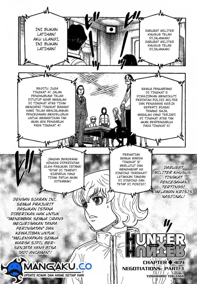Hunter x Hunter Chap 409 - Next Chap 410