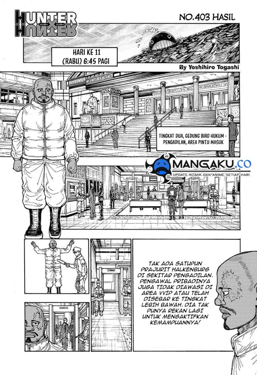 Hunter x Hunter Chap 403 - Next Chap 404