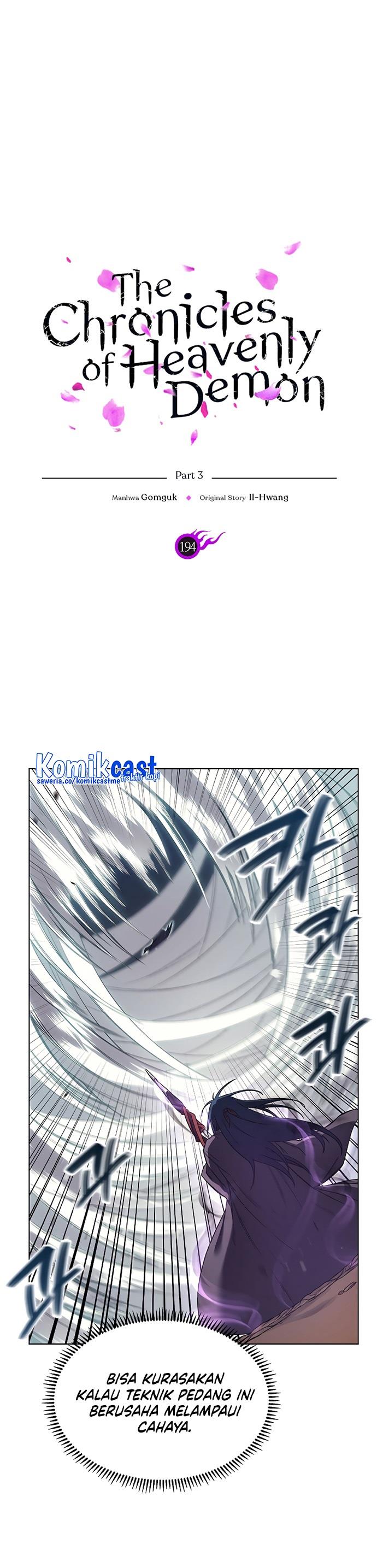 Chronicles of Heavenly Demon Chap 194 - Next Chap 195