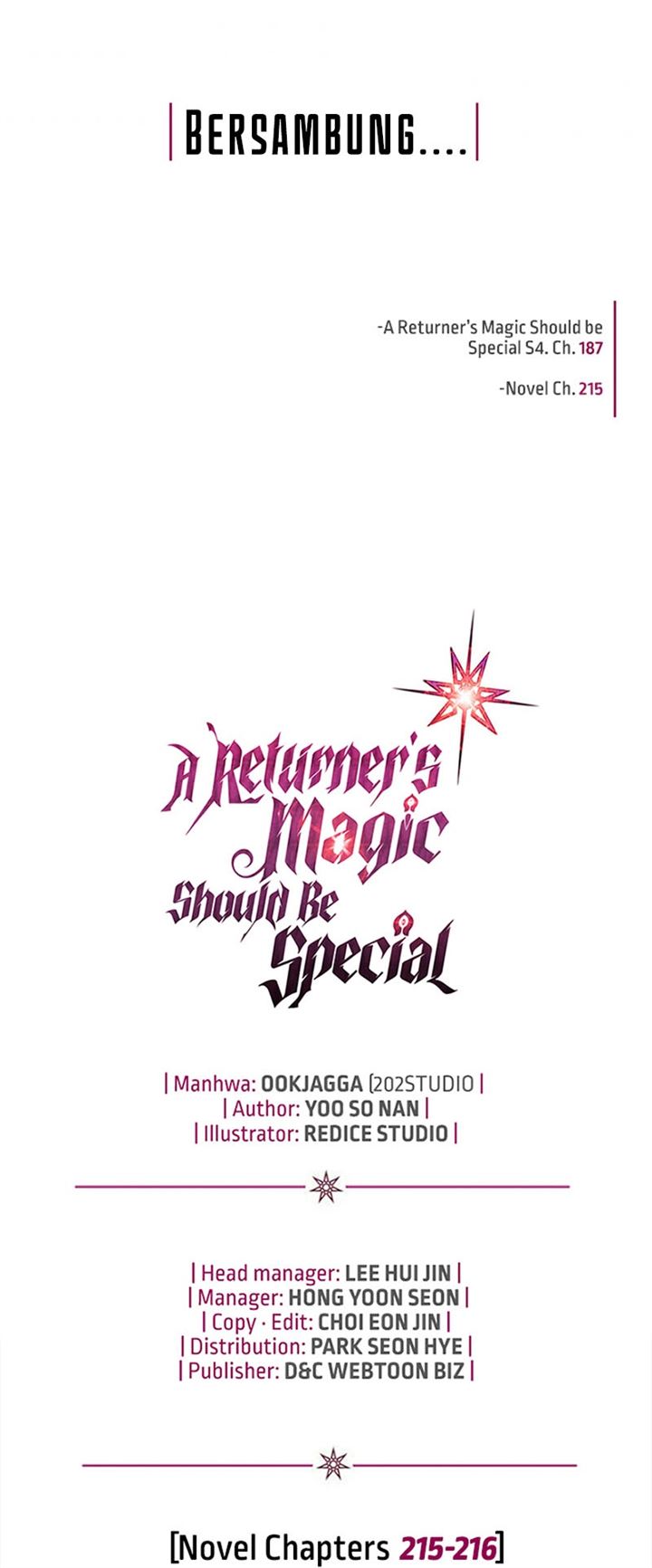 A Returner’s Magic Should Be Special Chap 187 - Next Chap 188