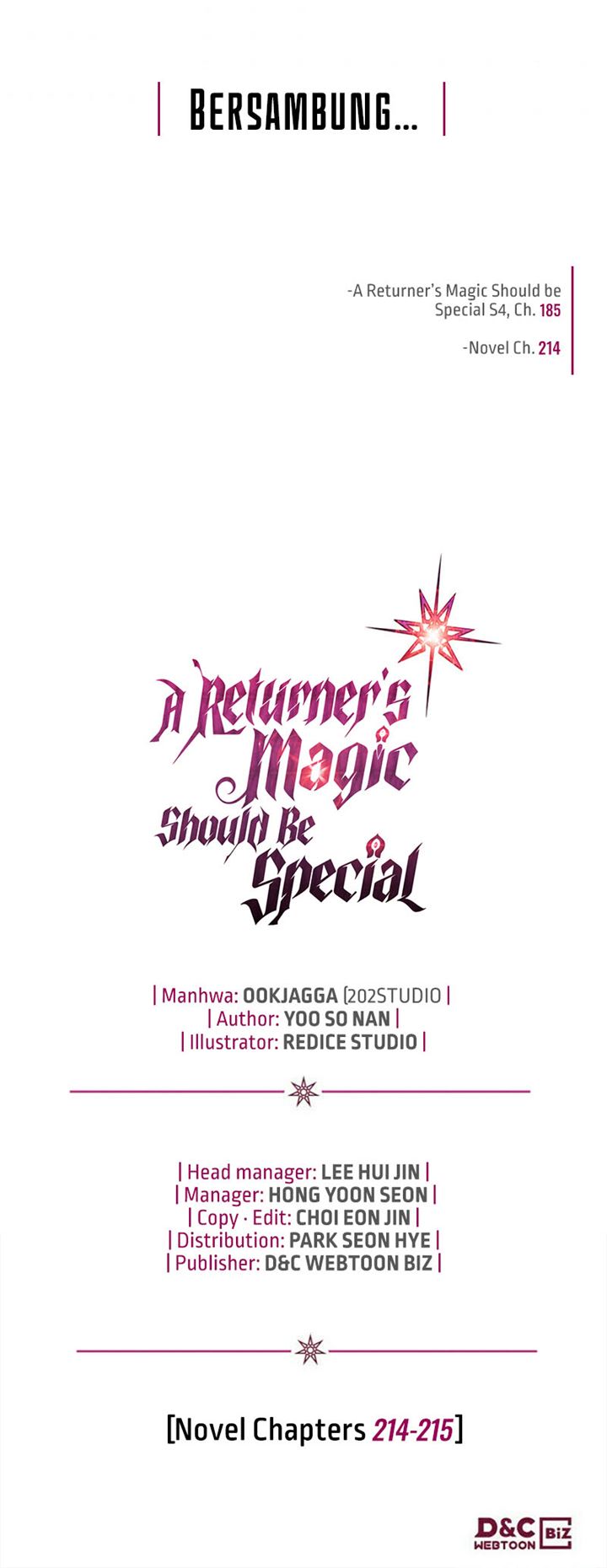 A Returner’s Magic Should Be Special Chap 185 - Next Chap 186