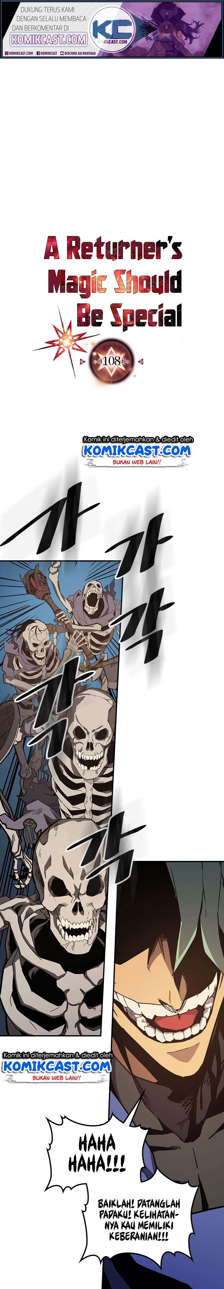 A Returner’s Magic Should Be Special Chap 108 - Next Chap 109