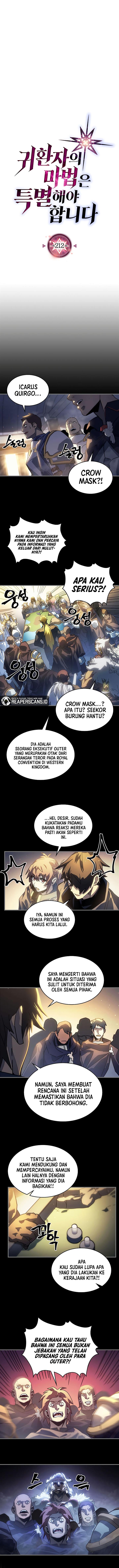 A Returner’s Magic Should Be Special Chap 212 - Next Chap 213