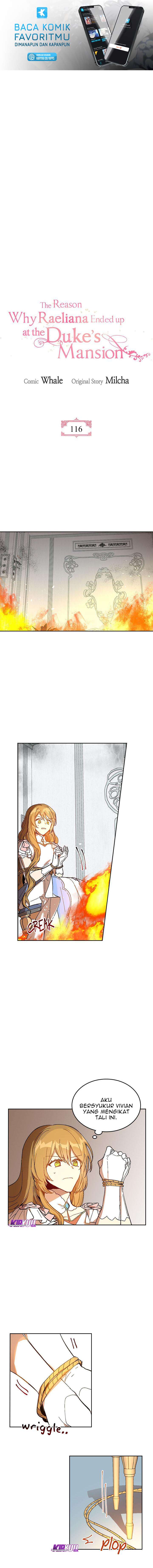 The Reason Why Raeliana Ended up at the Duke’s Mansion Chap 116 - Next Chap 117