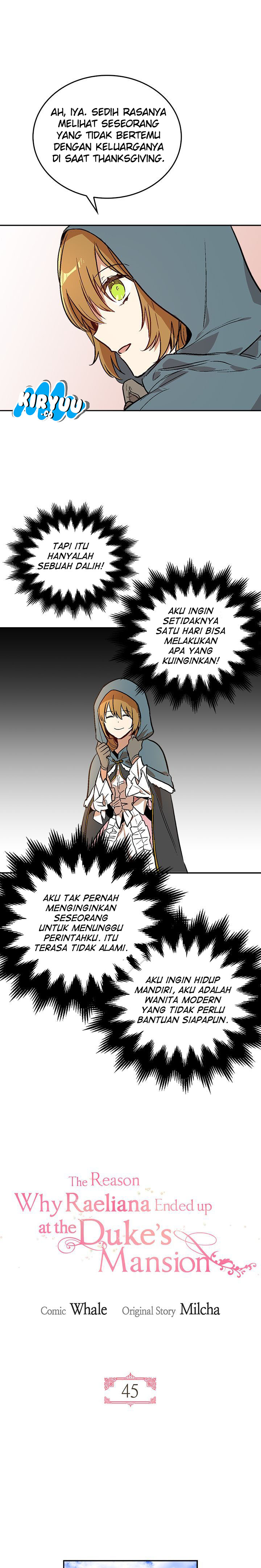 The Reason Why Raeliana Ended up at the Duke’s Mansion Chap 45 - Next Chap 46