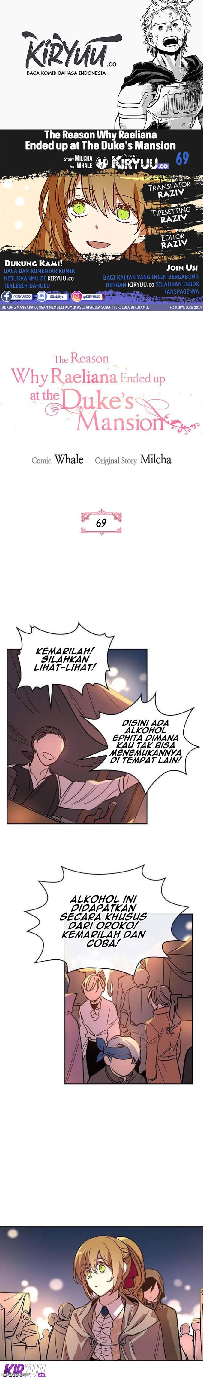 The Reason Why Raeliana Ended up at the Duke’s Mansion Chap 69 - Next Chap 70