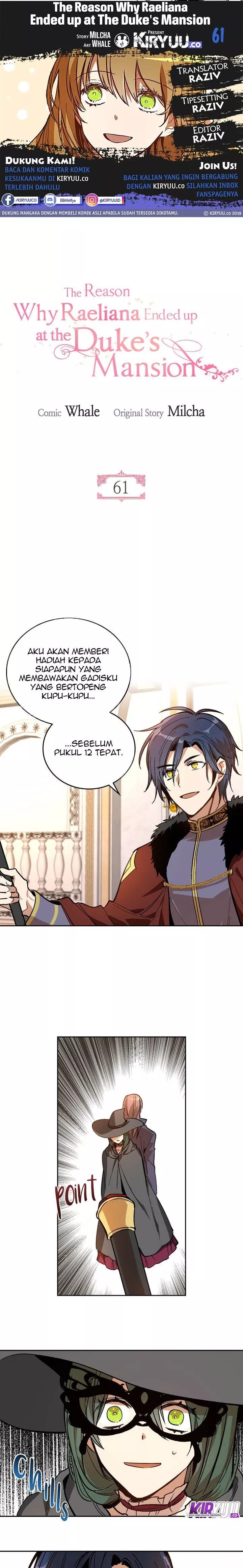 The Reason Why Raeliana Ended up at the Duke’s Mansion Chap 61 - Next Chap 62