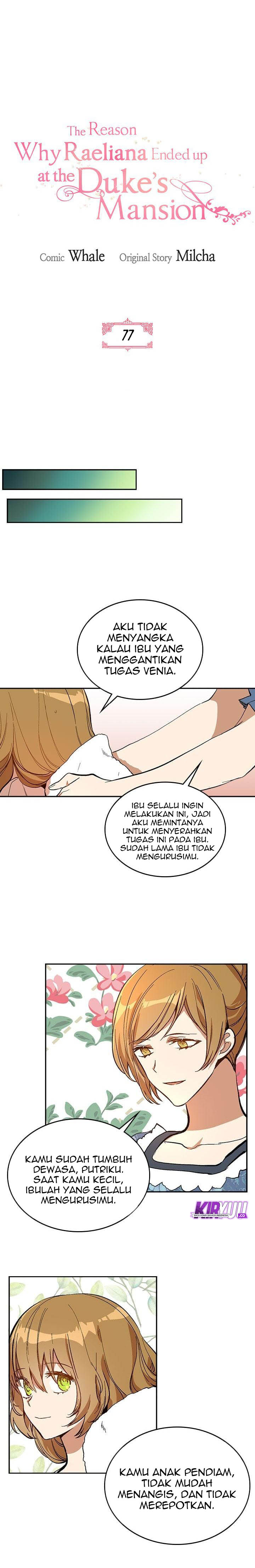 The Reason Why Raeliana Ended up at the Duke’s Mansion Chap 77 - Next Chap 78