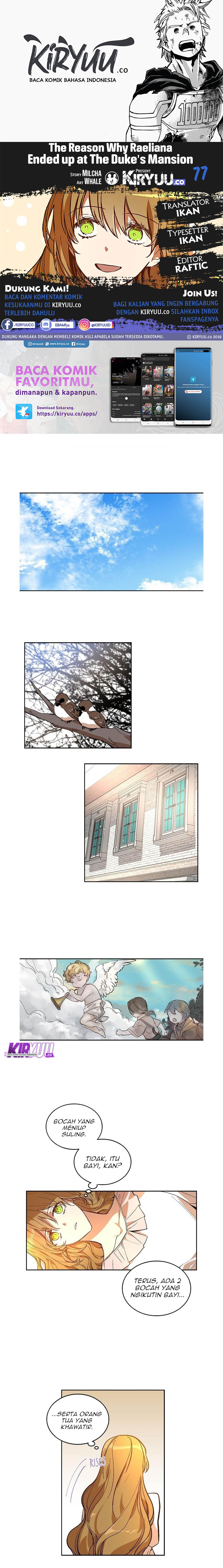 The Reason Why Raeliana Ended up at the Duke’s Mansion Chap 77 - Next Chap 78