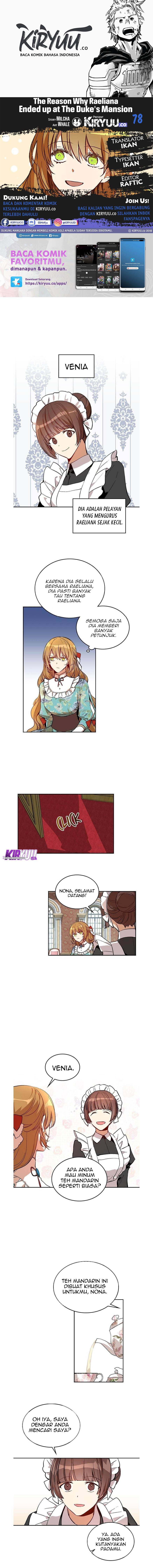 The Reason Why Raeliana Ended up at the Duke’s Mansion Chap 78 - Next Chap 79