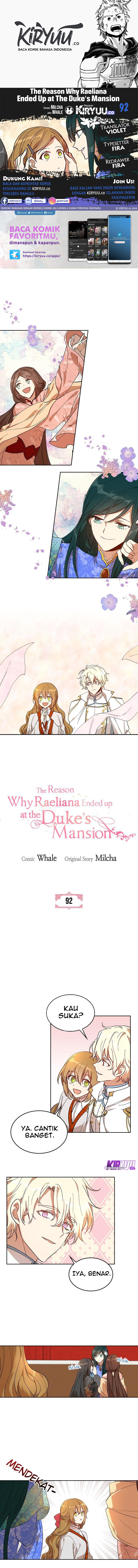 The Reason Why Raeliana Ended up at the Duke’s Mansion Chap 92 - Next Chap 93